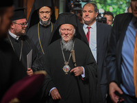 Ecumenical Patriarch Bartholomew of Constantinople is conducting morning liturgy at ''Sveta Nedelya'' cathedral in Sofia, Bulgaria, on June...