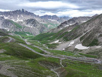 A view of the Duku Highway, known as one of the ''most beautiful highways in China,'' is being seen in Karamay, Xinjiang, China, on June 30,...