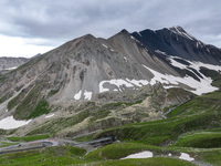 A view of the Duku Highway, known as one of the ''most beautiful highways in China,'' is being seen in Karamay, Xinjiang, China, on June 30,...