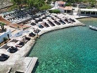 A view is showing Agia Marina in Symi, Greece, on July 1, 2024. (