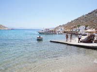 A view is showing Agia Marina in Symi, Greece, on July 1, 2024. (