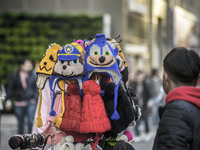 Pedestrians are facing a freezing winter morning on Avenida Paulista in Sao Paulo, on July 01, 2024. (