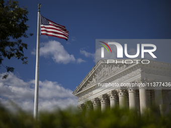 The United States Supreme Court is being seen in Washington, DC, on July 01, 2024. The Supreme Court is ruling on Monday that former Preside...