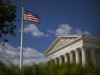 The United States Supreme Court is being seen in Washington, DC, on July 01, 2024. The Supreme Court is ruling on Monday that former Preside...