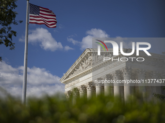 The United States Supreme Court is being seen in Washington, DC, on July 01, 2024. The Supreme Court is ruling on Monday that former Preside...