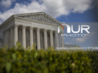 The United States Supreme Court is being seen in Washington, DC, on July 01, 2024. The Supreme Court is ruling on Monday that former Preside...