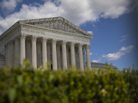 The United States Supreme Court is being seen in Washington, DC, on July 01, 2024. The Supreme Court is ruling on Monday that former Preside...