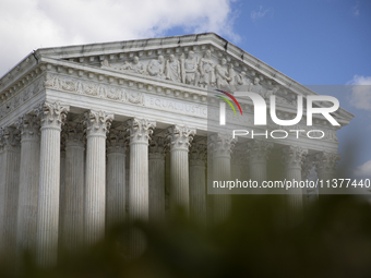 The United States Supreme Court is being seen in Washington, DC, on July 01, 2024. The Supreme Court is ruling on Monday that former Preside...