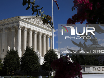 The United States Supreme Court is being seen in Washington, DC, on July 01, 2024. The Supreme Court is ruling on Monday that former Preside...