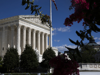 The United States Supreme Court is being seen in Washington, DC, on July 01, 2024. The Supreme Court is ruling on Monday that former Preside...