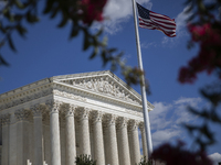 The United States Supreme Court is being seen in Washington, DC, on July 01, 2024. The Supreme Court is ruling on Monday that former Preside...