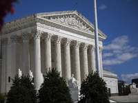 The United States Supreme Court is being seen in Washington, DC, on July 01, 2024. The Supreme Court is ruling on Monday that former Preside...