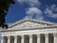 The United States Supreme Court is being seen in Washington, DC, on July 01, 2024. The Supreme Court is ruling on Monday that former Preside...