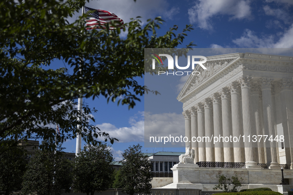 The United States Supreme Court is being seen in Washington, DC, on July 01, 2024. The Supreme Court is ruling on Monday that former Preside...