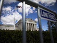 The United States Supreme Court is being seen in Washington, DC, on July 01, 2024. The Supreme Court is ruling on Monday that former Preside...