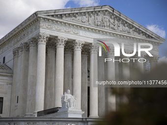 The United States Supreme Court is being seen in Washington, DC, on July 01, 2024. The Supreme Court is ruling on Monday that former Preside...