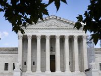 The United States Supreme Court is being seen in Washington, DC, on July 01, 2024. The Supreme Court is ruling on Monday that former Preside...