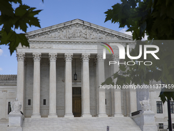 The United States Supreme Court is being seen in Washington, DC, on July 01, 2024. The Supreme Court is ruling on Monday that former Preside...