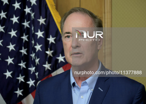 US Congressman John Joyce is attending a briefing during the visit of the bipartisan delegation from the US House of Representatives in Kyiv...