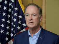 US Congressman John Joyce is attending a briefing during the visit of the bipartisan delegation from the US House of Representatives in Kyiv...