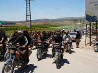 Syrians participated in the funeral of a man killed during clashes with Turkish forces in Afrin, northern Syria, on July 2, 2024. Four peopl...