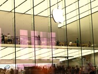 People are experiencing Apple products at an Apple product store in Hangzhou, China, on June 18, 2024. On July 2, 2024, Apple's Vision Pro s...