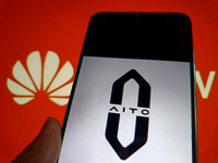 Huawei AITO is being illustrated in Suqian, China, on July 3, 2024. On the evening of July 2, SERES is issuing an announcement that SERES Au...