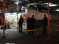 The New York City Police Department Crime Scene Unit and detectives are investigating the incident in Bronx, New York, United States, on Jul...