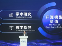 Robin Li, founder, chairman, and CEO of Baidu, is delivering a keynote speech at the World Artificial Intelligence Conference 2024 in Shangh...