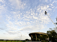 A spectacular ''fish scale Cloud'' is appearing at a stadium in Chaohu, China, on July 5, 2024. (