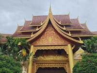 Tourists are enjoying the scenery in the Manting Imperial Garden in Xishuangbanna, China, on July 3, 2024. (