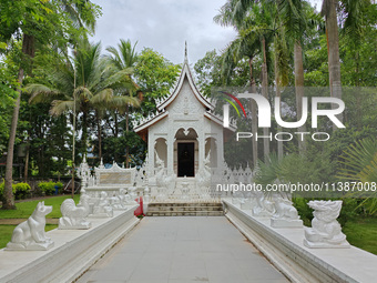 The General Buddhist Temple is standing in Xishuangbanna, China, on July 3, 2024. (