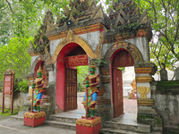 The General Buddhist Temple is standing in Xishuangbanna, China, on July 3, 2024. (