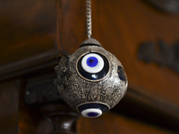 Evil eye beads are being used as ornaments believed to protect people from evil eyes. Throughout history, in most cultures and religious bel...