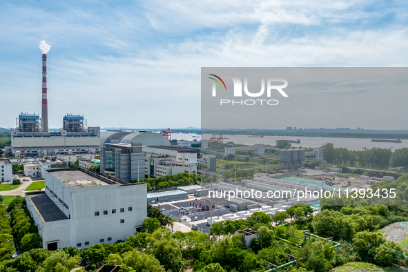 A photo is showing the GCL Jiangning 50 MW /100 MWH energy storage plant in Nanjing, China, on July 8, 2024. 