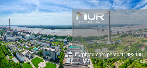 A photo is showing the GCL Jiangning 50 MW /100 MWH energy storage plant in Nanjing, China, on July 8, 2024. 