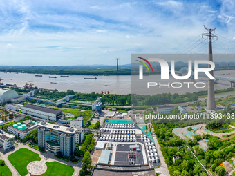 A photo is showing the GCL Jiangning 50 MW /100 MWH energy storage plant in Nanjing, China, on July 8, 2024. (