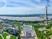 A photo is showing the GCL Jiangning 50 MW /100 MWH energy storage plant in Nanjing, China, on July 8, 2024. (