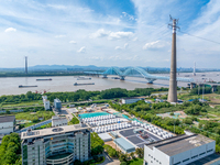 A photo is showing the GCL Jiangning 50 MW /100 MWH energy storage plant in Nanjing, China, on July 8, 2024. (