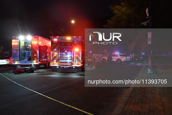 A mass shooting is injuring four people in Washington, D.C., United States, on July 8, 2024. At approximately 8:03 p.m., Monday evening, two...