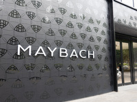 The Mercedes-Maybach City Brand Center is opening at the BFC Bund Financial Center in Huangpu District, Shanghai, China, on July 9, 2024. (