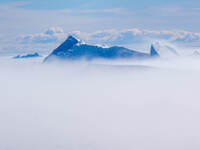 The Ilulissat Icefjord, also known as Sermeq Kujalleq, is draining approximately 7% of Greenland's ice sheet in Ilulissat, Greenland, on Jun...