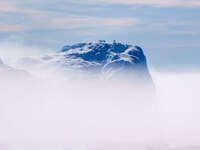 The Ilulissat Icefjord, also known as Sermeq Kujalleq, is draining approximately 7% of Greenland's ice sheet in Ilulissat, Greenland, on Jun...