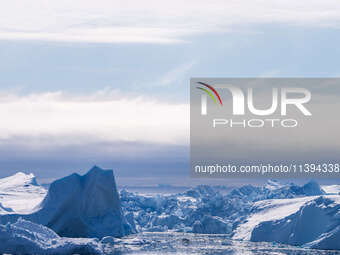 The Ilulissat Icefjord, also known as Sermeq Kujalleq, is draining approximately 7% of Greenland's ice sheet. This glacier, the largest outs...