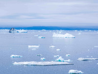 The Ilulissat Icefjord, also known as Sermeq Kujalleq, is draining approximately 7% of Greenland's ice sheet. This glacier, the largest outs...