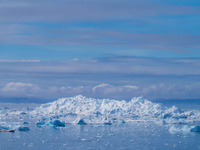 The Ilulissat Icefjord, also known as Sermeq Kujalleq, is draining approximately 7% of Greenland's ice sheet. This glacier, the largest outs...