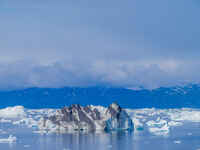 The Ilulissat Icefjord, also known as Sermeq Kujalleq, is draining approximately 7% of Greenland's ice sheet. This glacier, the largest outs...