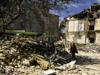 Rescuers are continuing to work at the Okhmatdyt children's hospital, which is heavily damaged by a Russian missile strike in Kyiv, Ukraine,...