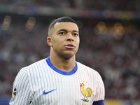 Kylian Mbappe centre-forward of France and Real Madrid during the UEFA EURO 2024 semi-final match between Spain v France at Munich Football...