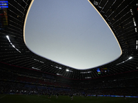 General view inside stadium during the UEFA EURO 2024 semi-final match between Spain v France at Munich Football Arena on July 9, 2024 in Mu...